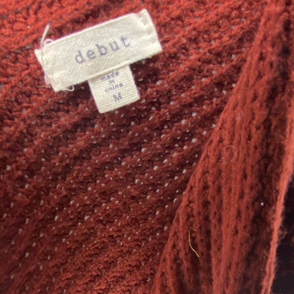 Burgundy cardigan - Picture 3 of 3